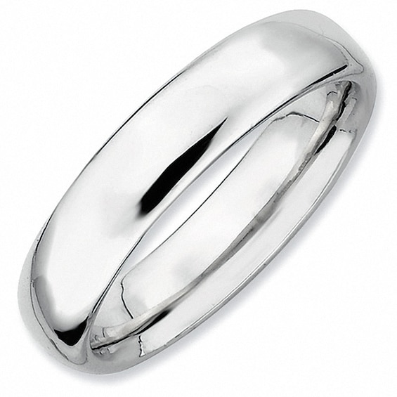 Stackable Expressionsâ¢ 4.25mm Polished Ring in Sterling Silver