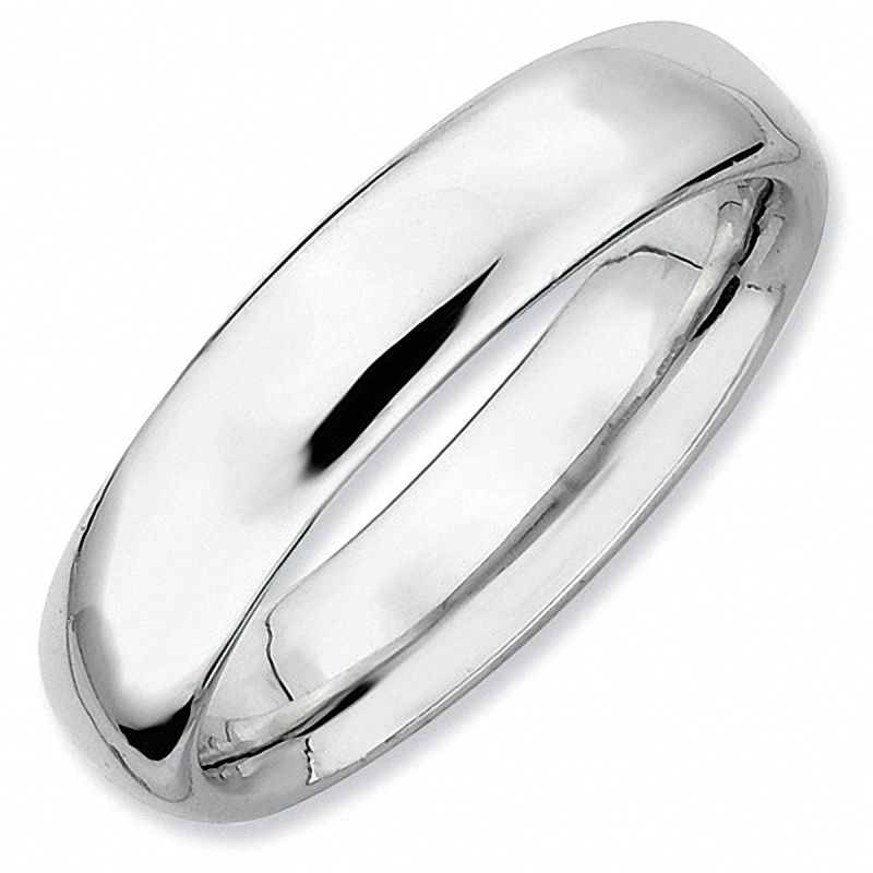 Main Image 1 of Stackable Expressions™ 4.25mm Polished Ring in Sterling Silver