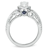Thumbnail Image 2 of Vera Wang Love Collection 1 CT. T.W. Oval Diamond Loose Braid Engagement Ring in 14K White Gold