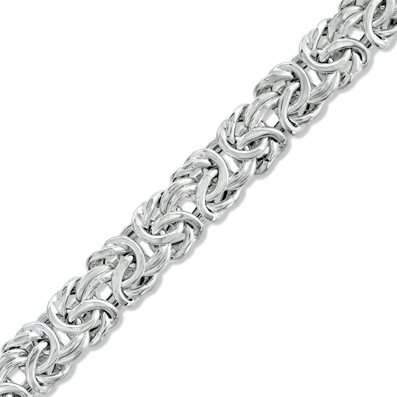 Byzantine Chain Bracelet in Sterling Silver - 7.25"