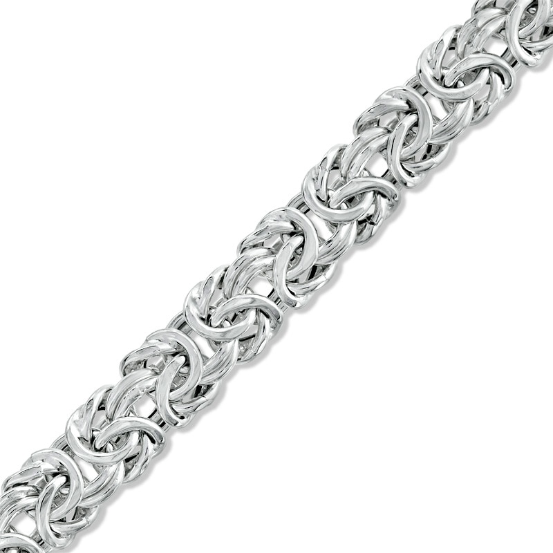 Byzantine Chain Bracelet in Sterling Silver - 7.25
