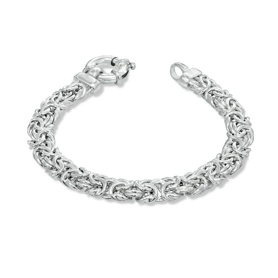 Byzantine Chain Bracelet in Sterling Silver - 7.25"