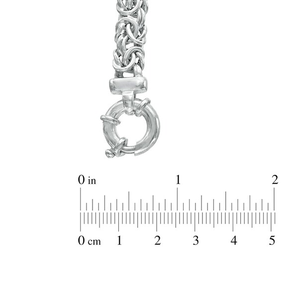 Byzantine Chain Bracelet in Sterling Silver - 7.25"