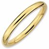 Thumbnail Image 1 of Stackable Expressions™ 2.25mm Polished Ring in Sterling Silver and 18K Gold Plate