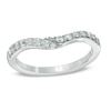 Thumbnail Image 1 of 1/3 CT. T.W. Diamond Contour Wedding Band in 14K White Gold