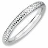 Thumbnail Image 1 of Stackable Expressions™ Cable Ring in Sterling Silver