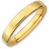 Stackable Expressions™ 3.0mm Flat Polished Band in Sterling Silver and 18K Gold Plate