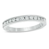 Thumbnail Image 1 of 1/4 CT. T.W. Diamond and Milgrain Band in 10K White Gold