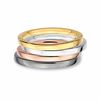 Thumbnail Image 1 of Stackable Expressions™ 2.0mm Flat Polished Ring in Sterling Silver and 18K Gold Plate