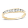 Thumbnail Image 1 of 3/8 CT. T.W. Diamond Contour Wedding Band in 14K Gold