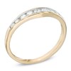 Thumbnail Image 2 of 3/8 CT. T.W. Diamond Contour Wedding Band in 14K Gold