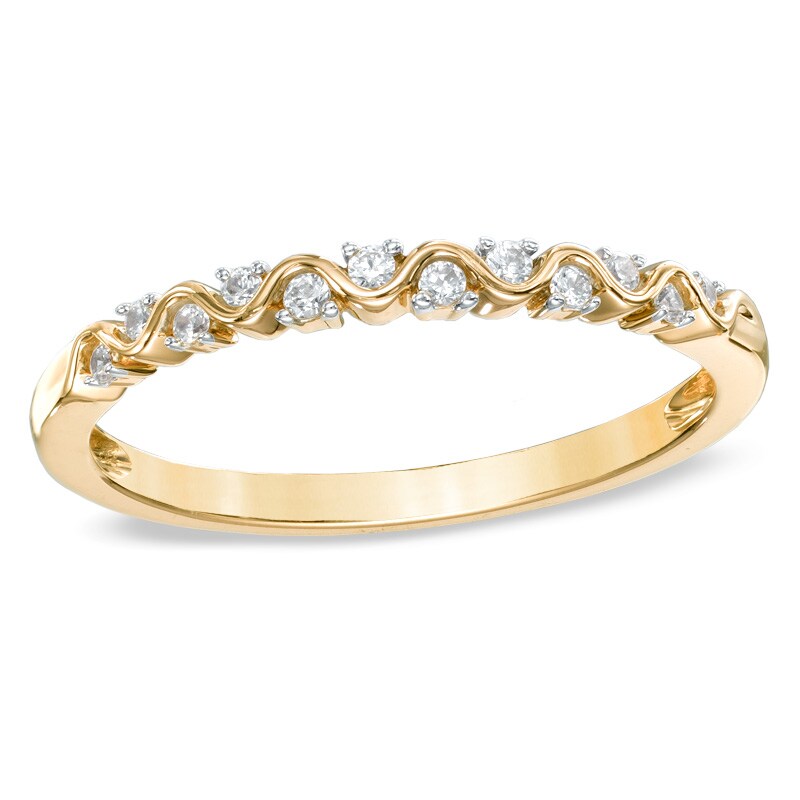 Main Image 1 of Diamond Accent Anniversary Band in 10K Gold