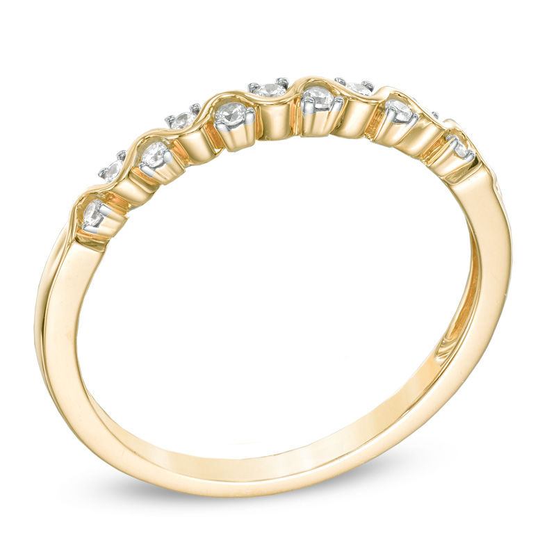 Main Image 2 of Diamond Accent Anniversary Band in 10K Gold