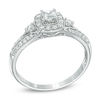 Thumbnail Image 2 of 1/2 CT. T.W. Princess-Cut Diamond Frame Engagement Ring in 14K White Gold