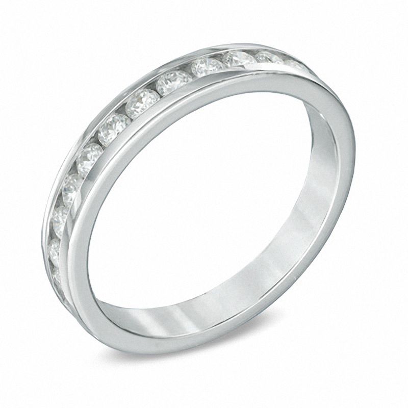 1/2 CT. T.W. Diamond Band in 10K White Gold