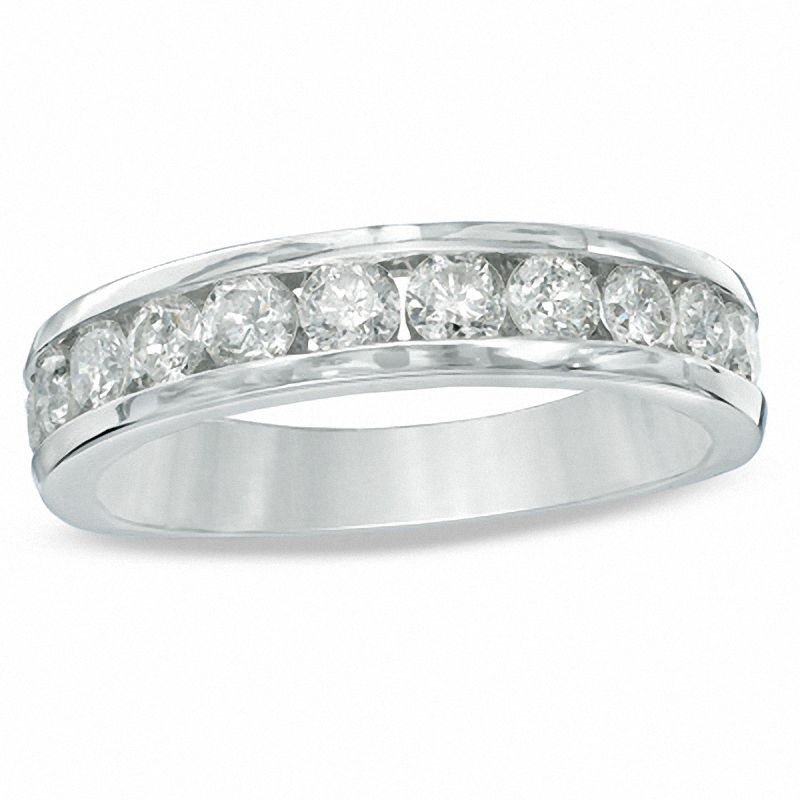 1 CT. T.W. Diamond Band in 10K White Gold