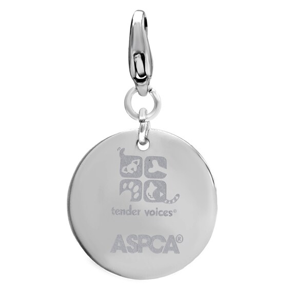 Diamond Accent Dog Pendant in Sterling Silver