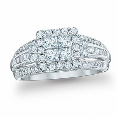 1 ct Extra Faceted Princess Pave Band Top Russian Quality CZ Brilliant Sz 8 