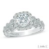 Thumbnail Image 1 of Vera Wang Love Collection 2 CT. T.W. Diamond Frame Engagement Ring in 14K White Gold