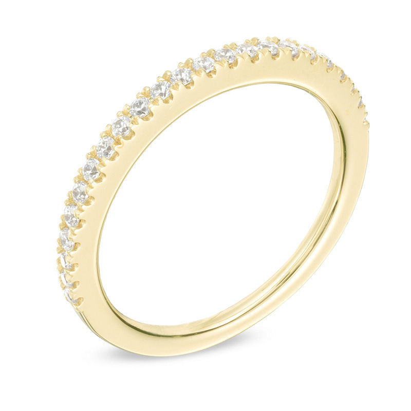 Main Image 2 of Vera Wang Love Collection 1/4 CT. T.W. Diamond Wedding Band in 14K Gold