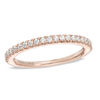 Thumbnail Image 0 of Vera Wang Love Collection 1/4 CT. T.W. Diamond Wedding Band in 14K Rose Gold