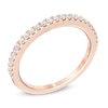 Thumbnail Image 1 of Vera Wang Love Collection 1/4 CT. T.W. Diamond Wedding Band in 14K Rose Gold