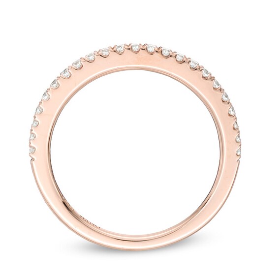 Vera Wang Love Collection 1/4 CT. T.w. Diamond Wedding Band 14K Rose Gold