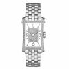 Thumbnail Image 1 of Ladies' Bulova Diamond Accent Watch with Rectangular White Dial (Model: 96R188)