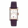 Thumbnail Image 1 of Ladies' Bulova Diamond Accent Two-Tone Strap Watch with Rectangular White Dial (Model: 98R197)