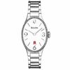 Thumbnail Image 1 of Ladies' Bulova Diamond Accent Watch with White Oval Dial (Model: 96R192)