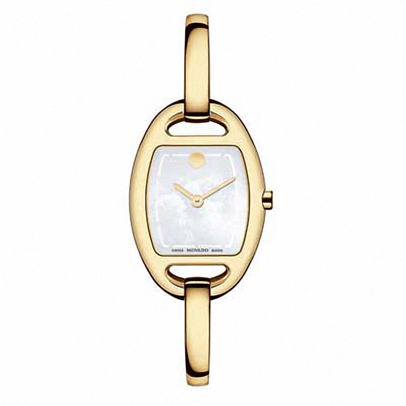 Ladies' Movado Miri Gold-Tone Bangle Watch (Model: 606608)