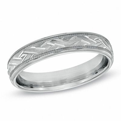 Best Quality Free Gift Box Sterling Silver 6mm Milgrain Band