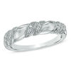 Thumbnail Image 0 of Diamond Accent Vintage-Style Anniversary Band in 10K White Gold