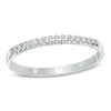 Thumbnail Image 0 of 1/10 CT. T.W. Diamond Anniversary Band in Sterling Silver