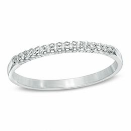 Silver Wedding Rings Zales T W Diamond Anniversary Band In Sterling Silver Size 7