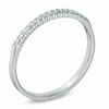 Thumbnail Image 2 of 1/10 CT. T.W. Diamond Anniversary Band in Sterling Silver