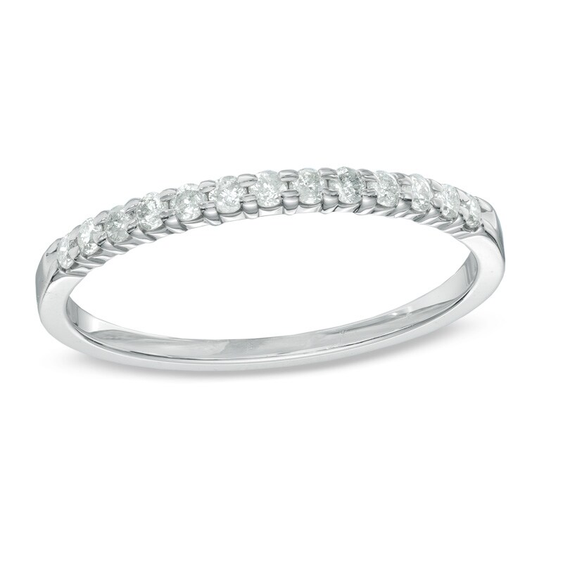 Main Image 1 of 1/5 CT. T.W. Diamond Band in Sterling Silver