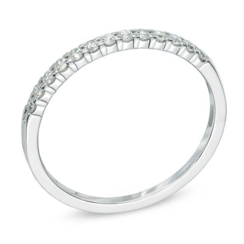 Main Image 2 of 1/5 CT. T.W. Diamond Band in Sterling Silver