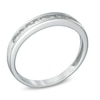 Thumbnail Image 2 of 1/10 CT. T.W. Diamond Band in Sterling Silver