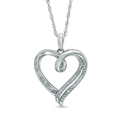 Zales heart pendant necklaces aquarius m5