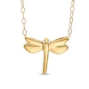 Thumbnail Image 0 of TEENYTINY® Dragonfly Pendant in 10K Gold - 17"