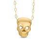 Thumbnail Image 1 of TEENYTINY® Skull Pendant in 10K Gold - 17"