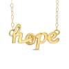 Thumbnail Image 1 of TEENYTINY® &quot;Hope&quot; Pendant in 10K Gold - 17&quot;