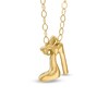 Thumbnail Image 1 of TEENYTINY® High-Heel Pendant in 10K Gold - 17"