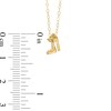 Thumbnail Image 2 of TEENYTINY® High-Heel Pendant in 10K Gold - 17"