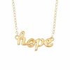 Thumbnail Image 1 of TEENYTINY® "Hope" Pendant in 10K Gold - 17"