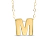 Thumbnail Image 1 of TEENYTINY® Initial "M" Pendant in 10K Gold - 17"