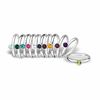 Thumbnail Image 2 of Stackable Expressions™ 4.0mm Peridot Solitaire High Profile Ring in Sterling Silver