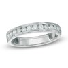 Thumbnail Image 1 of 3/8 CT. T.W. Diamond Anniversary Band in Sterling Silver