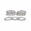 Thumbnail Image 1 of Stackable Expressions™ Amethyst and Diamond Accent Eternity Band in Sterling Silver